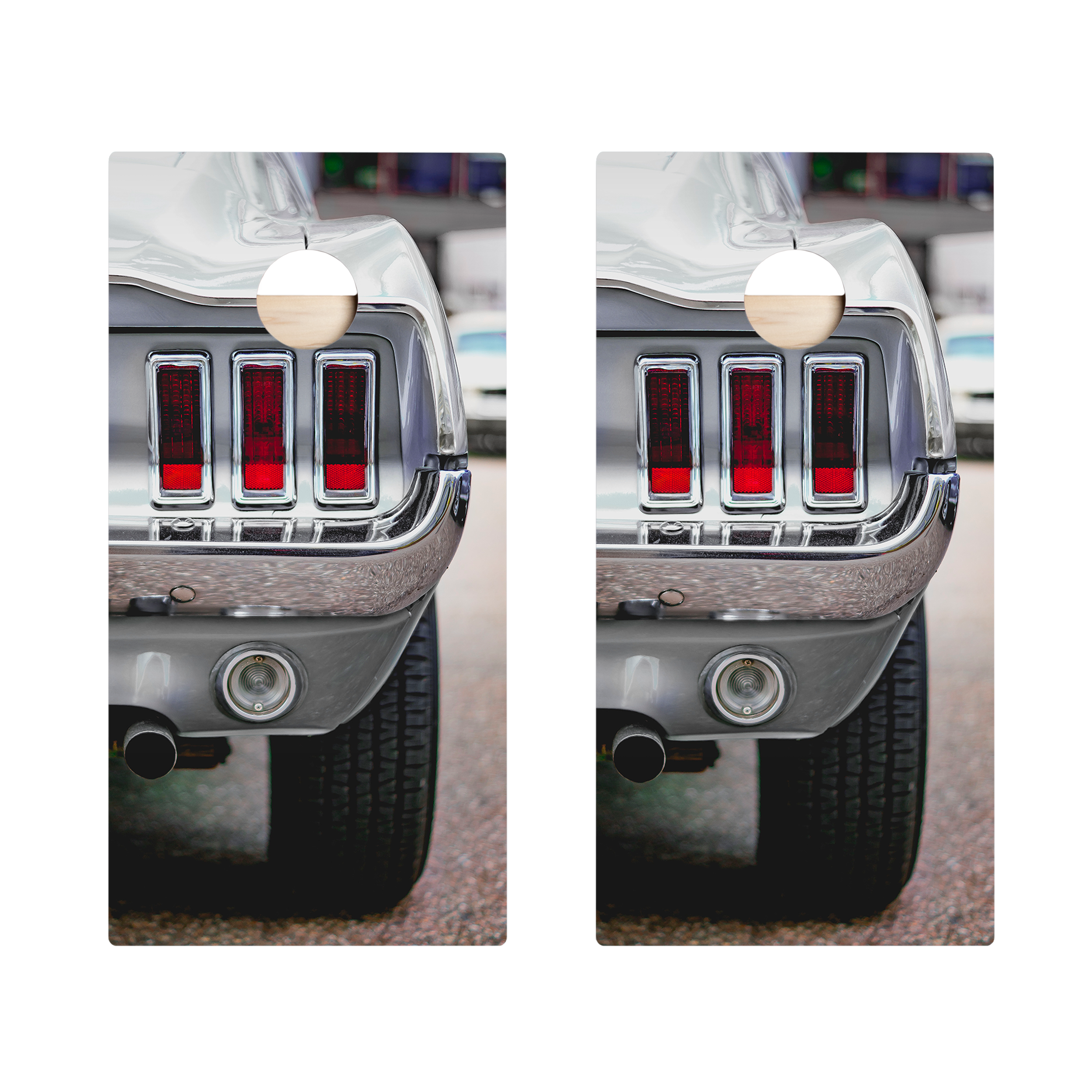 Vintage Classic Car Star Cornhole Boards