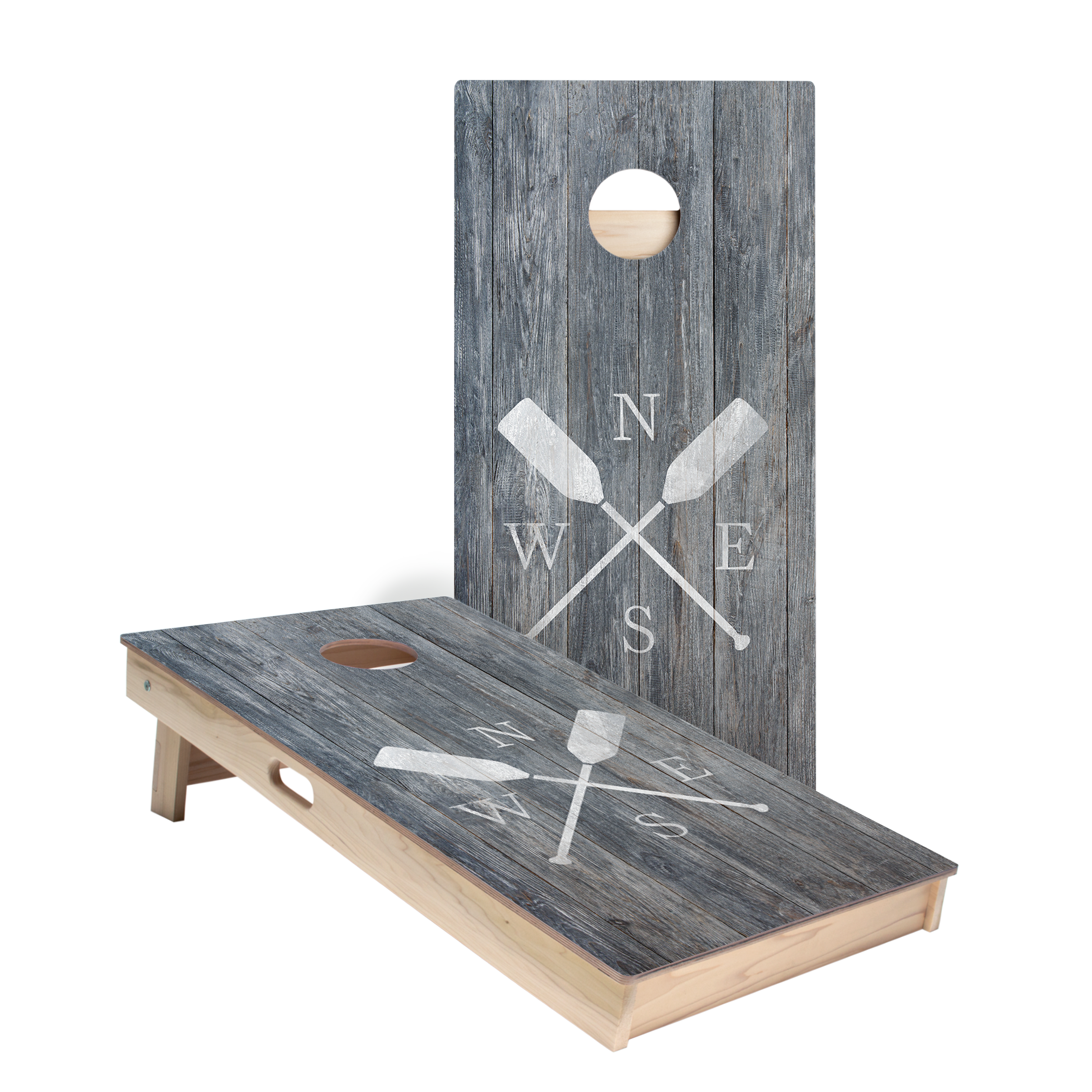 NSEW Wood Paddles Star Cornhole Boards