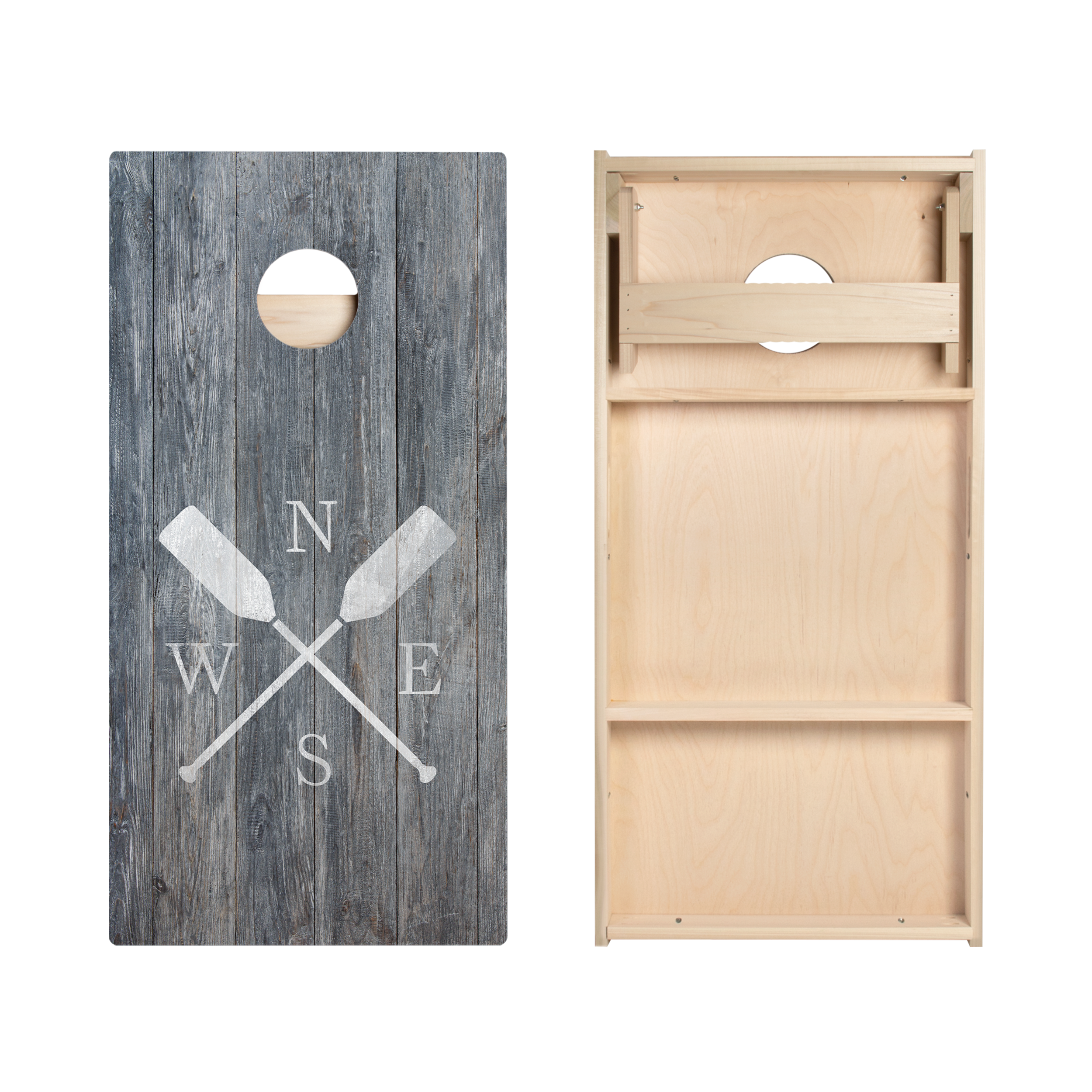 NSEW Wood Paddles Star Cornhole Boards