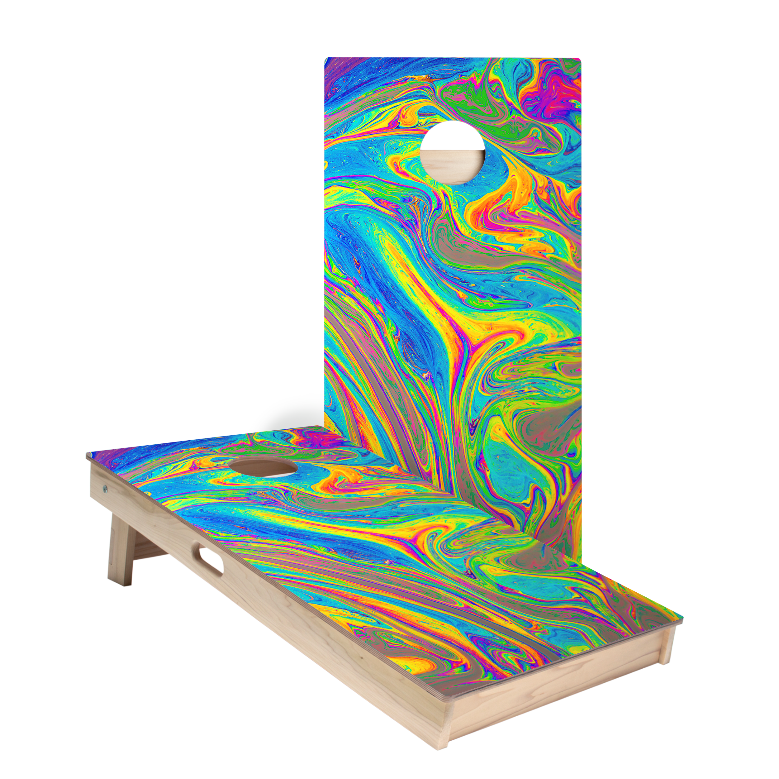 Prism Spectrum Star Cornhole Boards