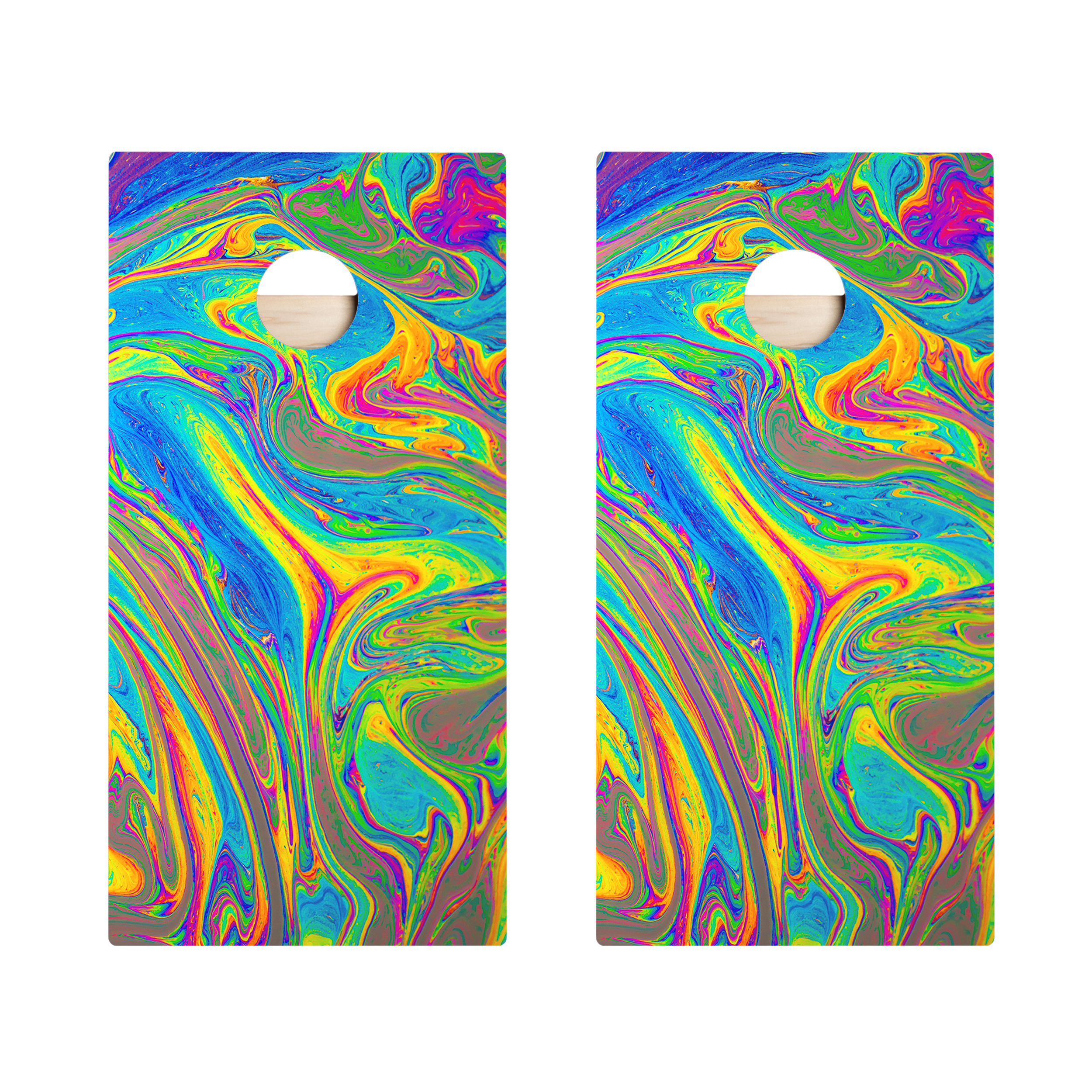 Prism Spectrum Star Cornhole Boards