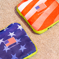Patriotic Cornhole Bags Icon Menu Collection