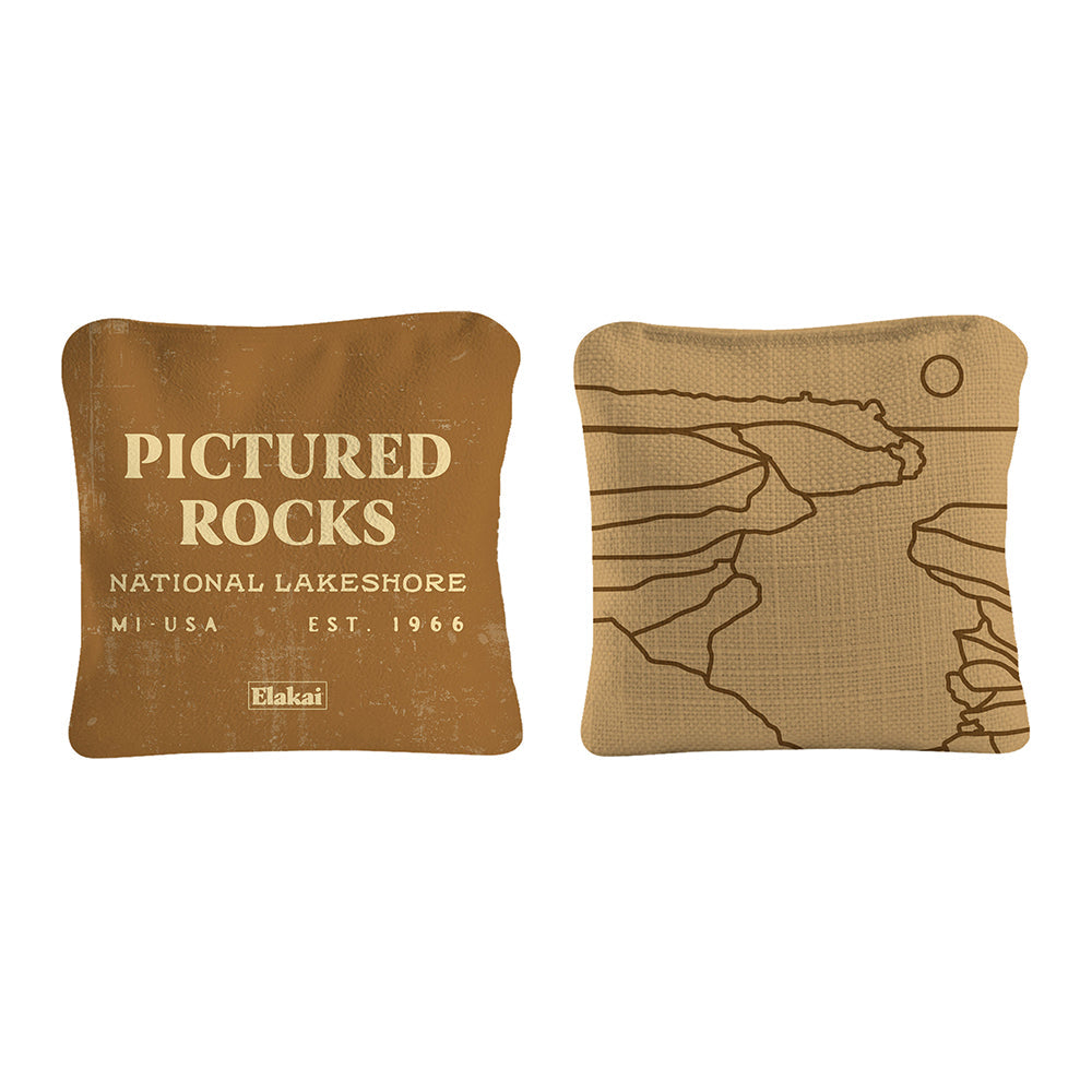 National Parks Pictured Rocks Cornhole Bags