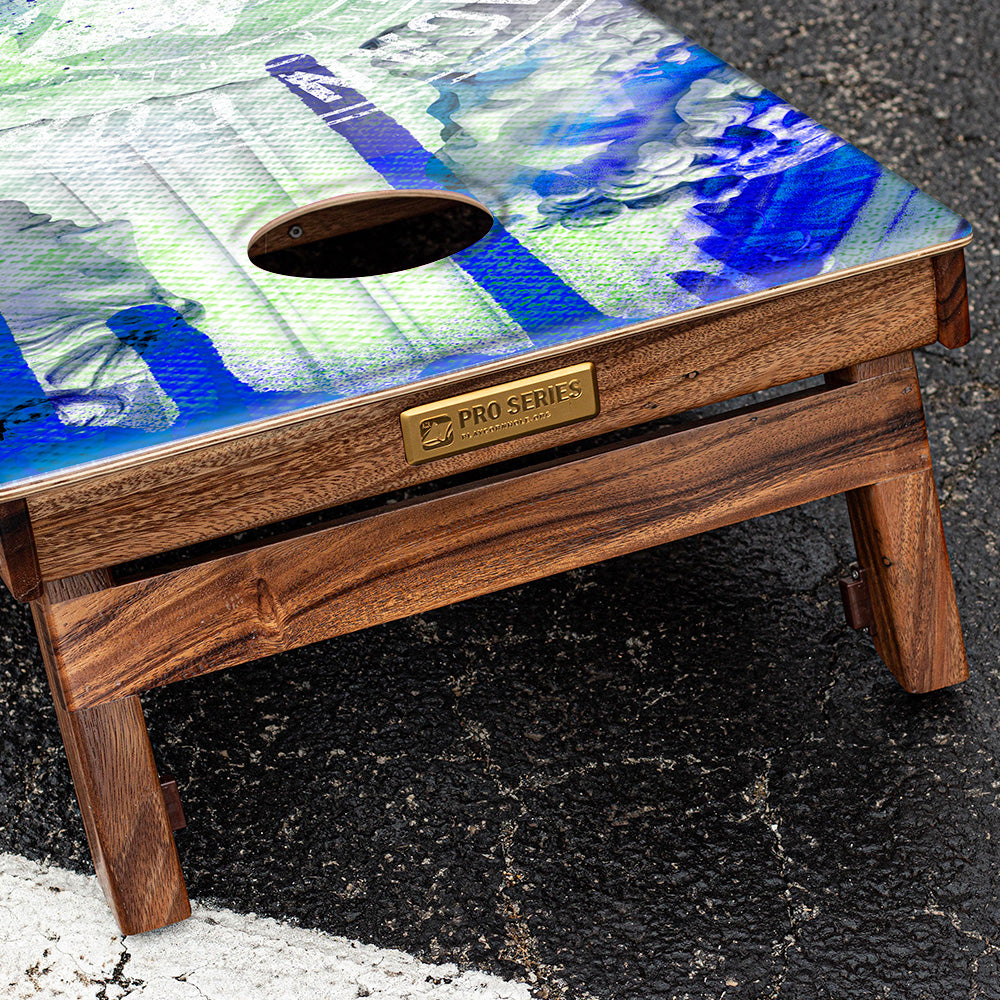 ACA Street Art Tournament Badge Gold Series Cornhole Boards
