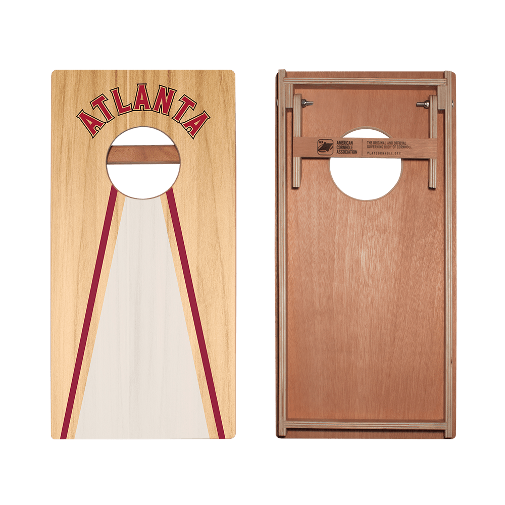 Atlanta Football Gameday Backyard 1x2 ft Cornhole Board Set - WACA - 500425 - WB | American Cornhole Association