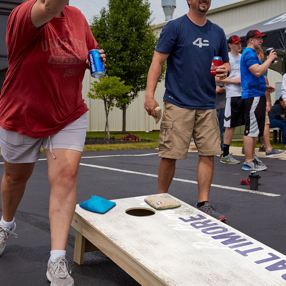 Baltimore Football Vintage Gameday Star Cornhole Boards, - American Cornhole Association