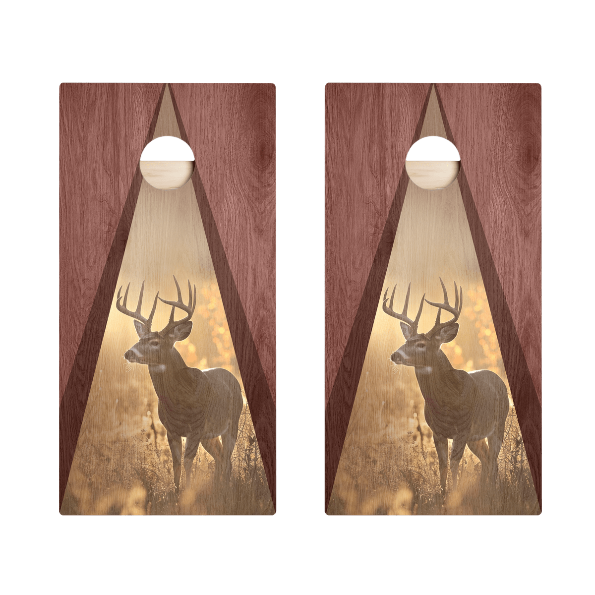 Big Buck Triangle Star Cornhole Boards, - American Cornhole Association