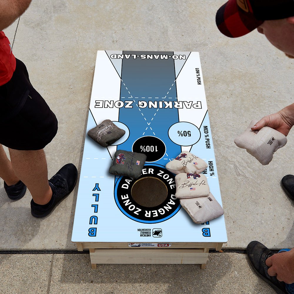 Blue Training Star Cornhole Boards, - American Cornhole Association