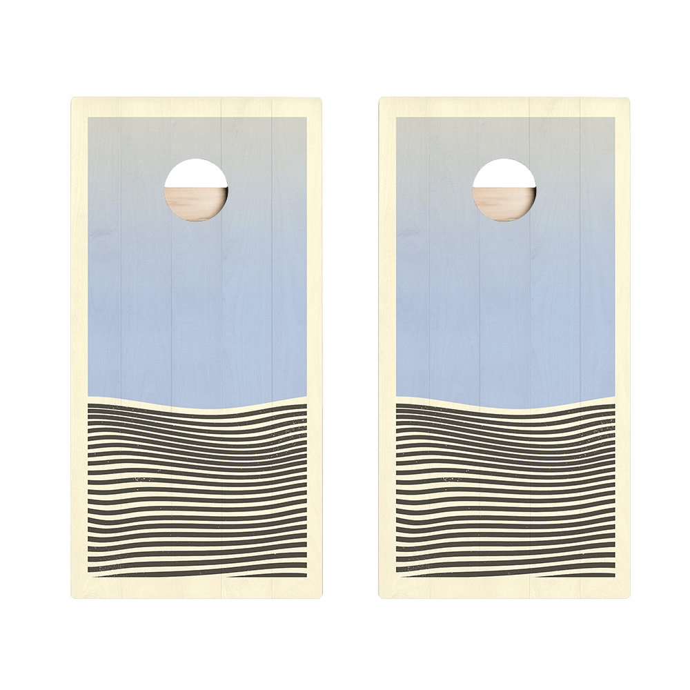 Blue Waves Star Cornhole Boards, - American Cornhole Association