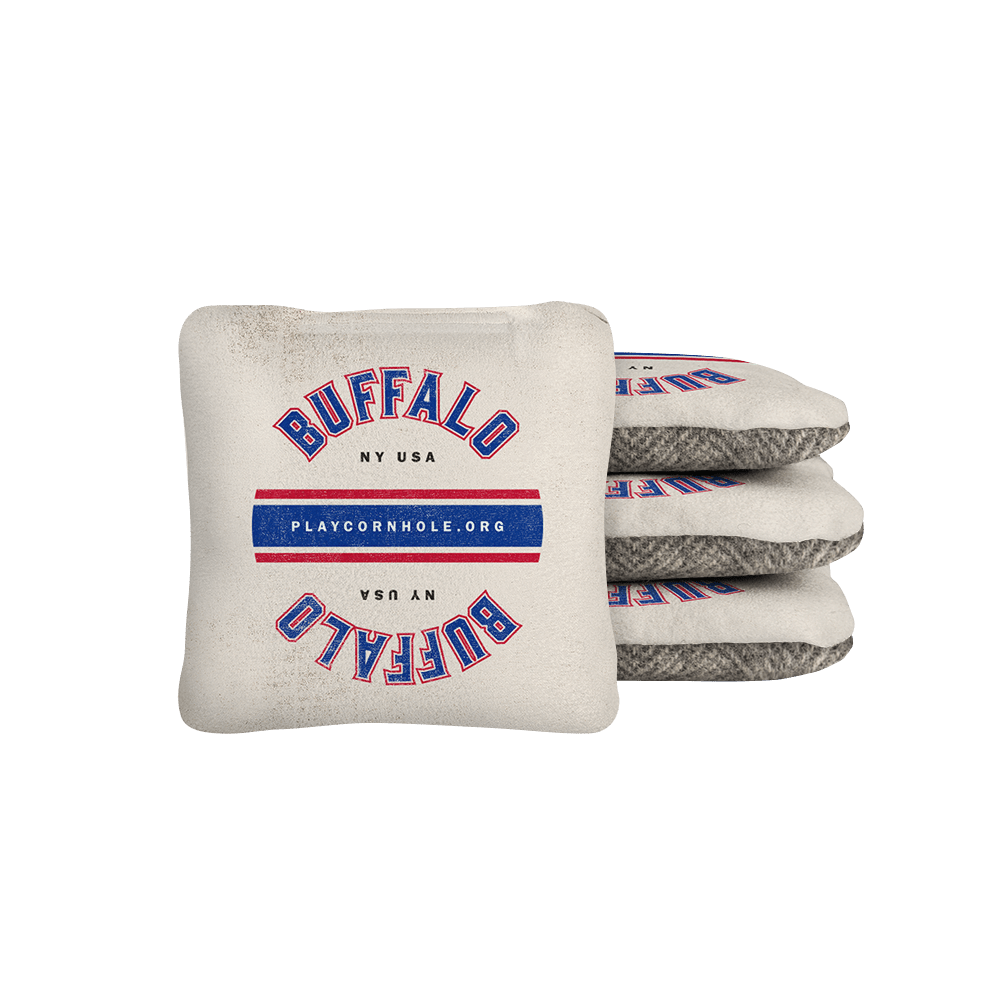 Buffalo Football Gameday Backyard 1x2 ft Cornhole Board Set - WACA - 500444 - WB | American Cornhole Association