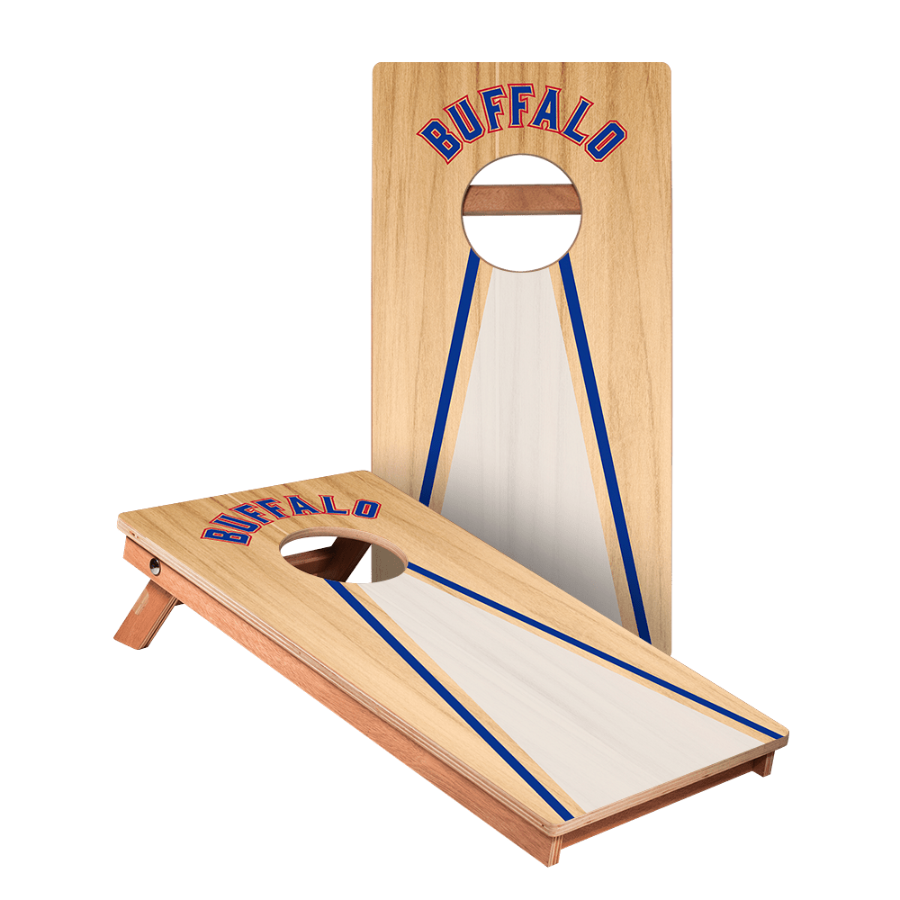 Buffalo Football Gameday Backyard 1x2 ft Cornhole Board Set - WACA - 500444 - WB | American Cornhole Association