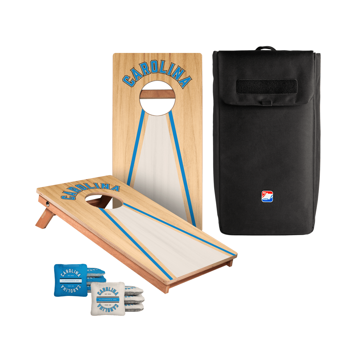 Carolina Football Gameday Backyard 1x2 ft Cornhole Board Set - WACA - 500427 - WB | American Cornhole Association