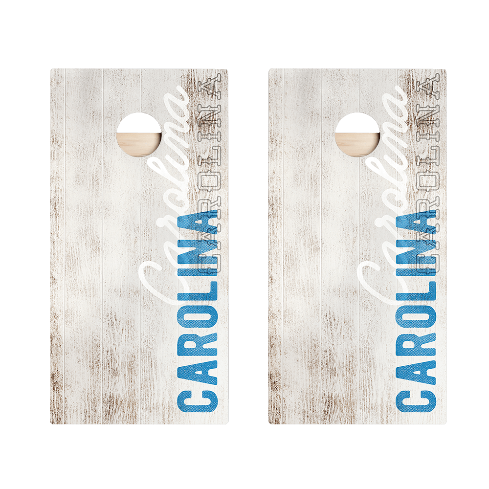 Carolina Football Vintage Gameday Star Cornhole Boards, - American Cornhole Association