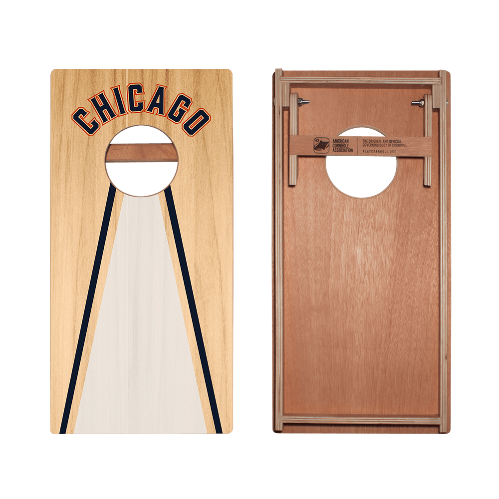 Chicago Football Gameday Backyard 1x2 ft Cornhole Board Set - WACA - 500428 - WB | American Cornhole Association