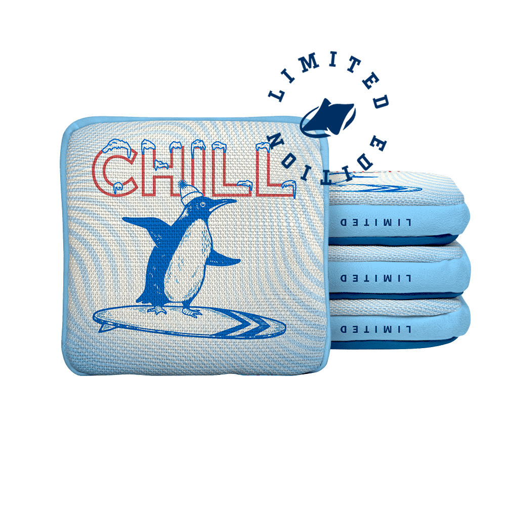 Chill Penguin Limited Edition Synergy Edge Cornhole Bags | 01.25 Drop - American Cornhole Association