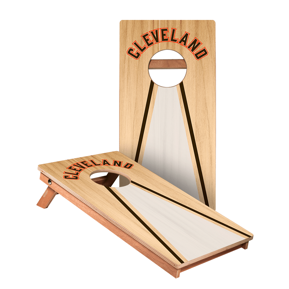 Cleveland Football Gameday Backyard 1x2 ft Cornhole Board Set - WACA - 500430 - WB | American Cornhole Association