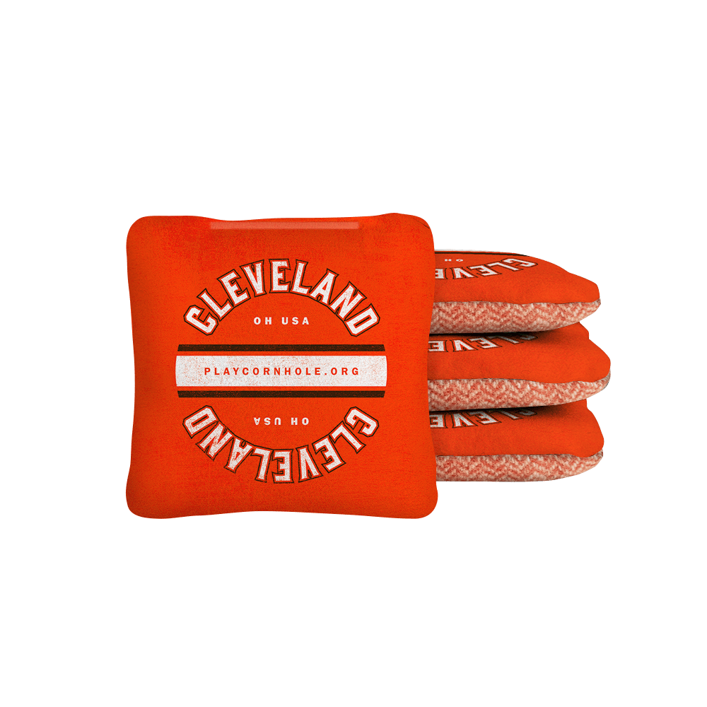 Cleveland Football Gameday Backyard 1x2 ft Cornhole Board Set - WACA - 500430 - WB | American Cornhole Association