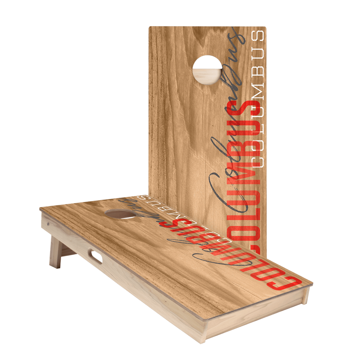 Columbus Campus Gameday Star Cornhole Boards - ACA - 000205 | American Cornhole Association