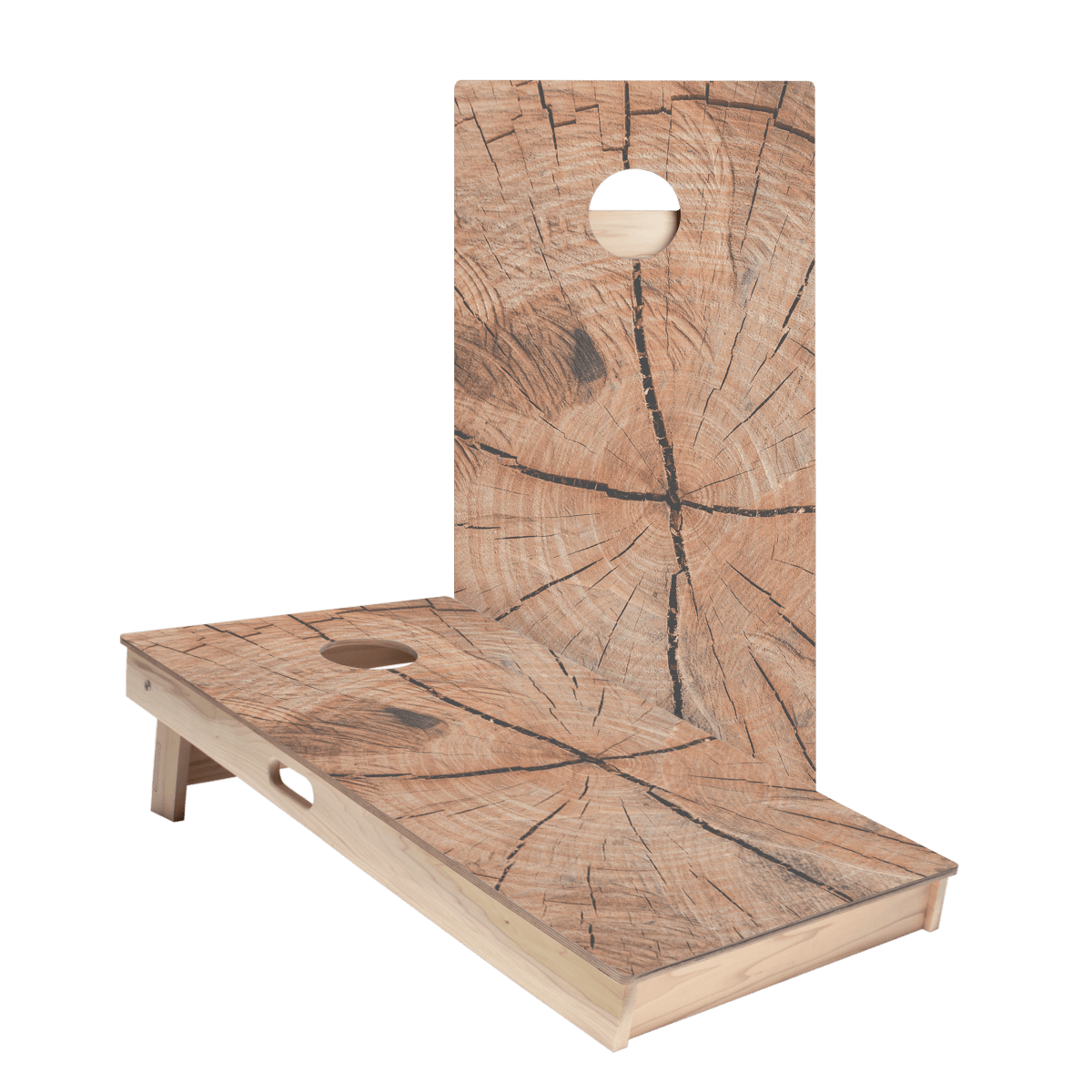 Cracked Wood Star Cornhole Boards, - American Cornhole Association