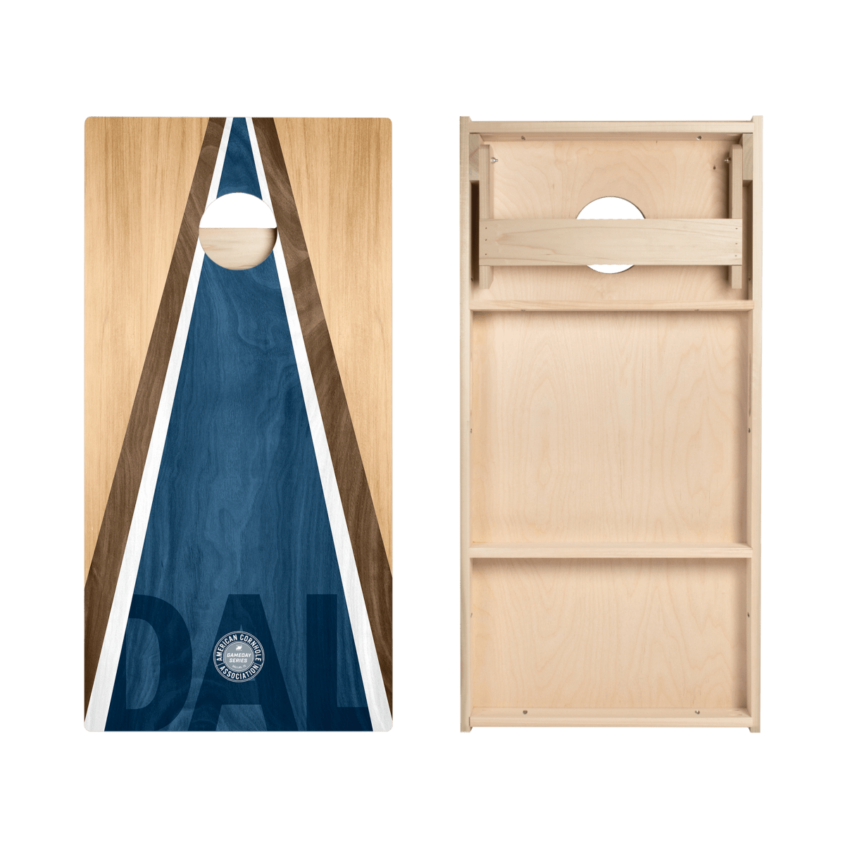 Dallas Football Gameday Classic Triangle Star Cornhole Boards - American Cornhole Association