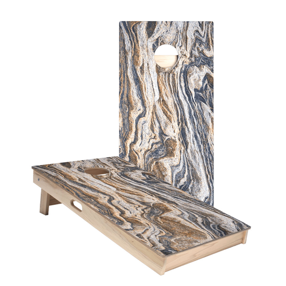 Dark Marble Star Cornhole Boards, - American Cornhole Association
