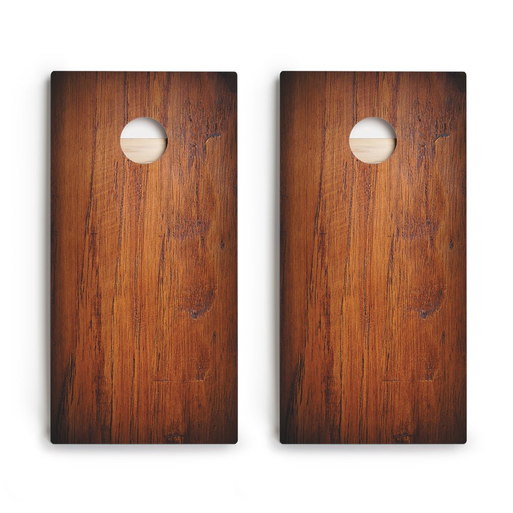 Dark Panel Wood Star Cornhole Boards, - American Cornhole Association