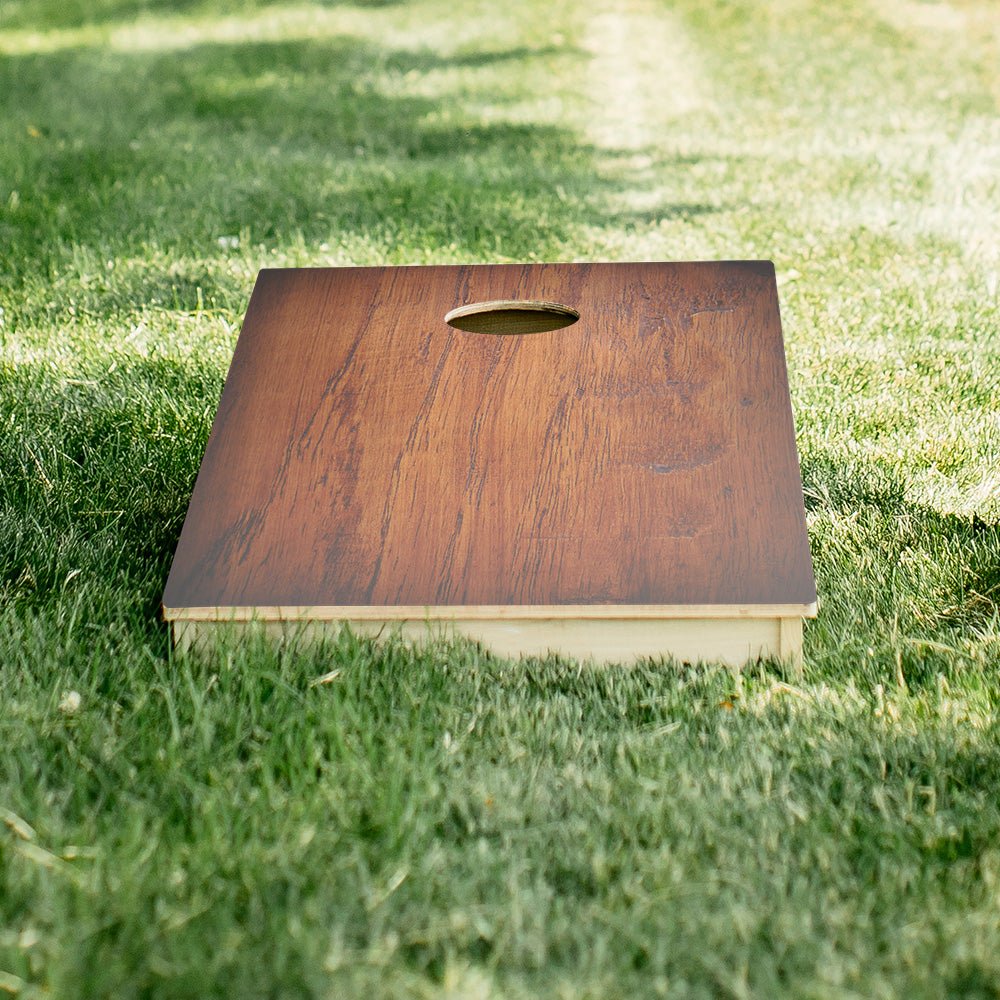 Dark Panel Wood Star Cornhole Boards, - American Cornhole Association