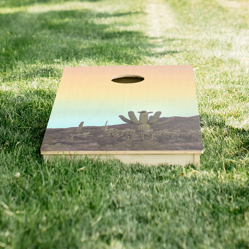 Desert Lands Star Cornhole Boards - ACA - 000524 | American Cornhole Association