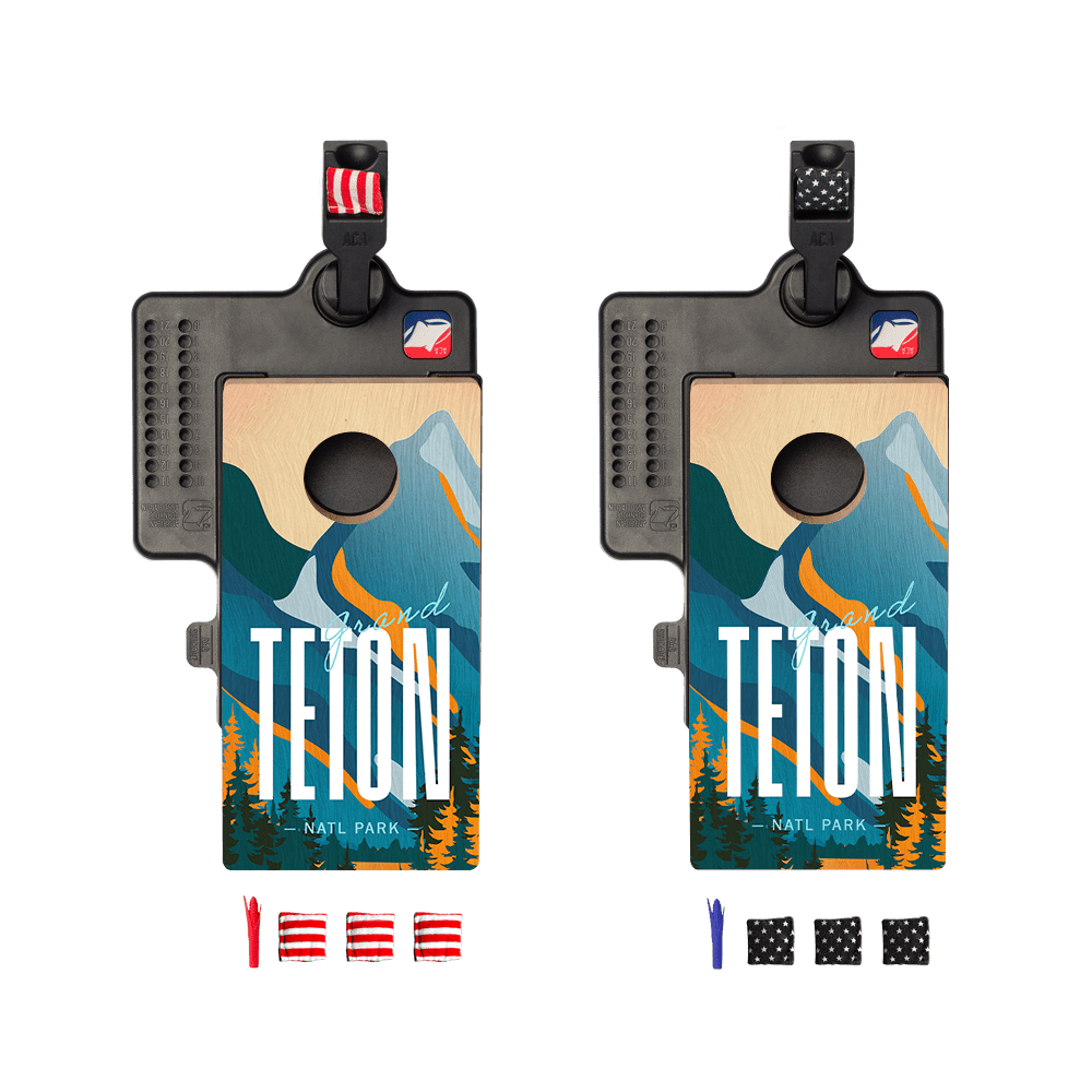 Grand Teton Double Chuck Mini Cornhole Tabletop Game, - American Cornhole Association