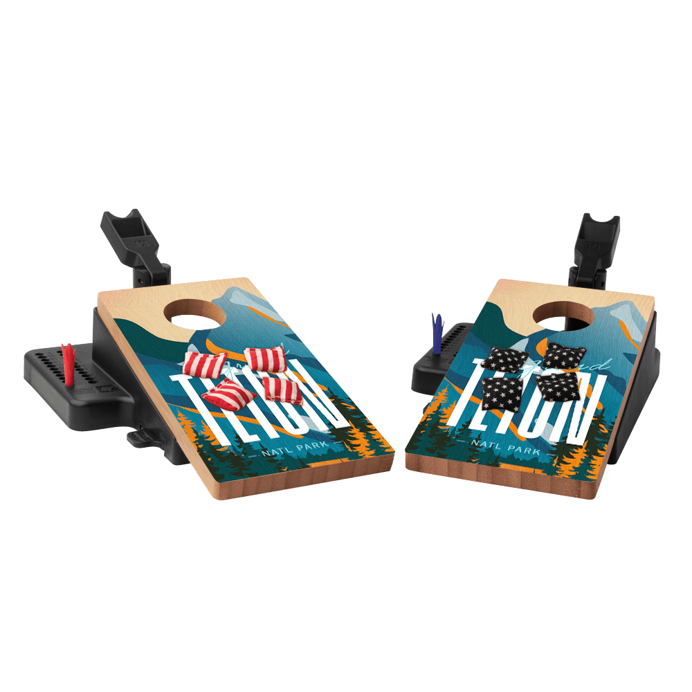 Grand Teton Double Chuck Mini Cornhole Tabletop Game, - American Cornhole Association