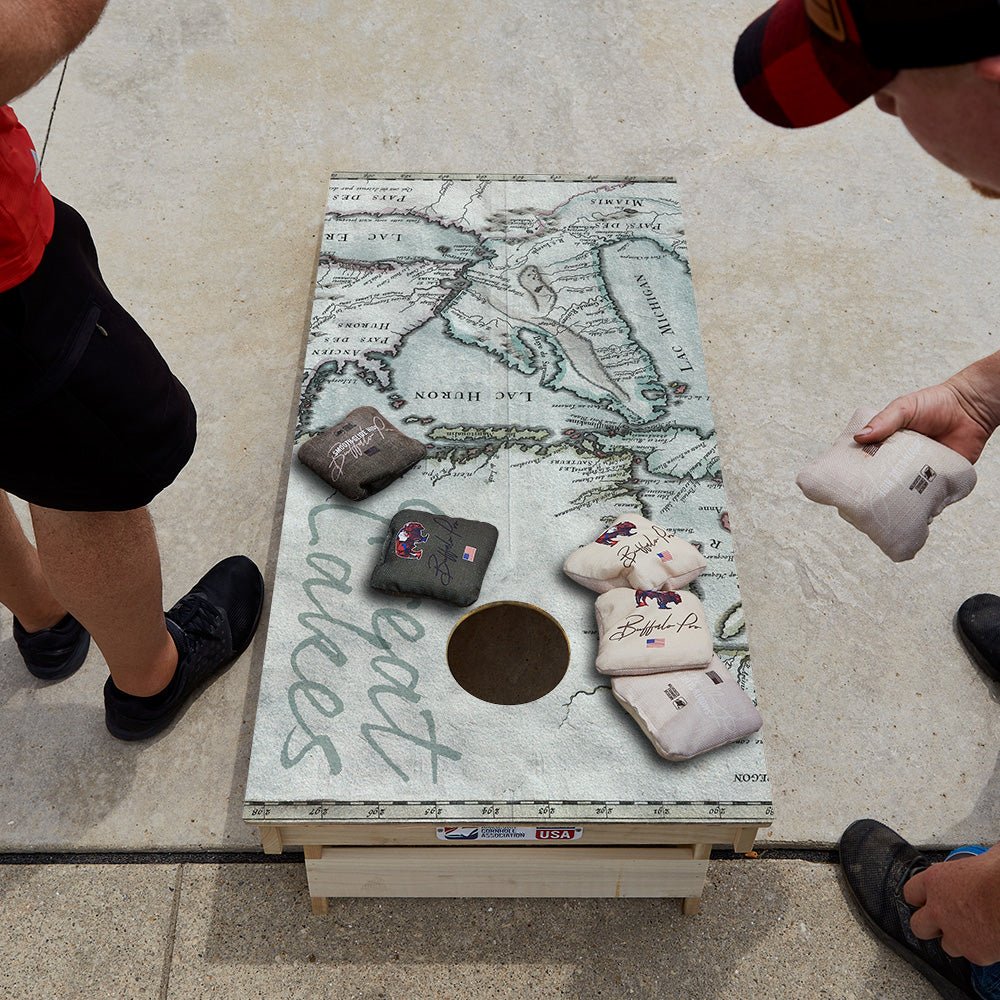 Great Lakes Star Cornhole Boards - ACA - 000188 | American Cornhole Association