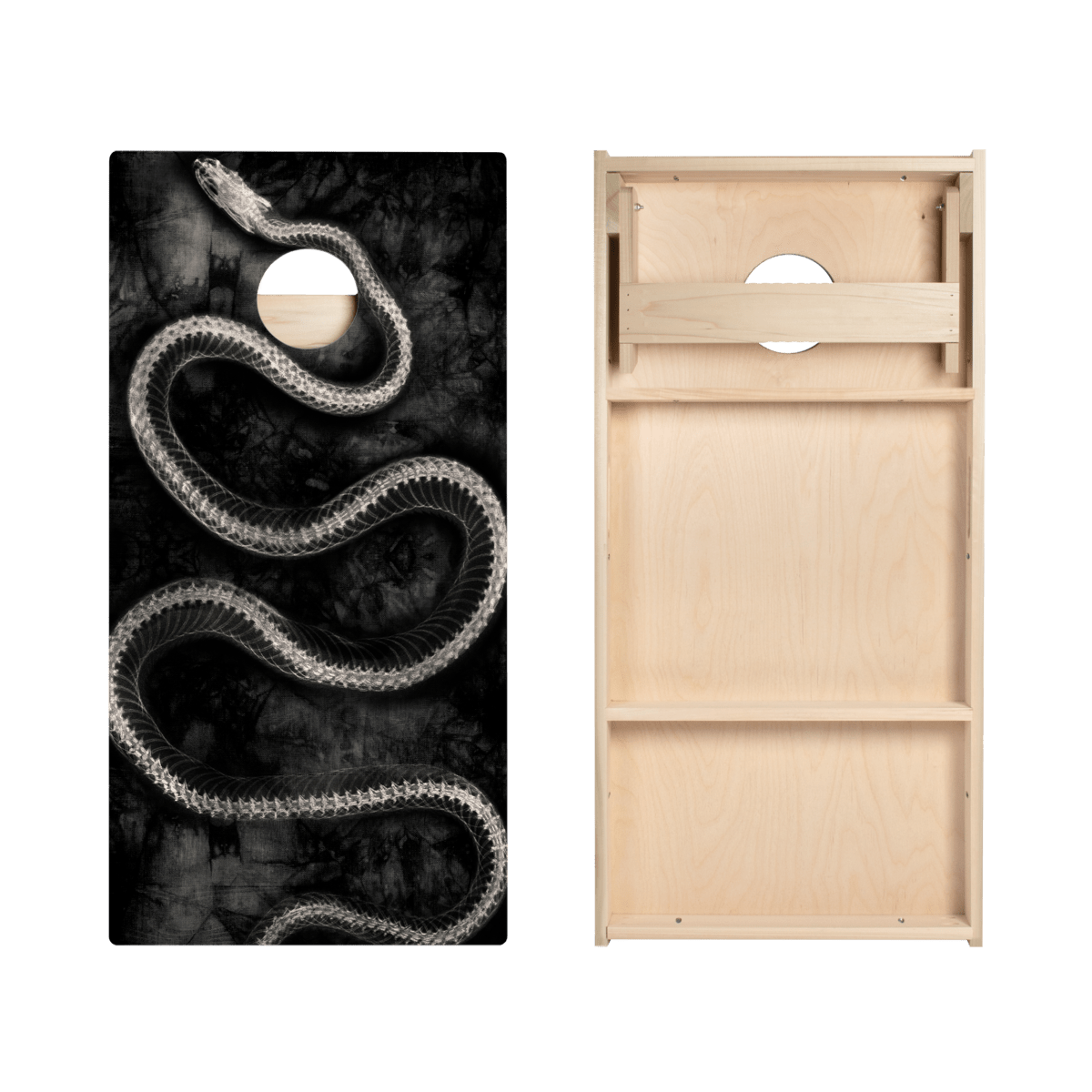 Grunge Snake Bones Star Cornhole Boards, - American Cornhole Association