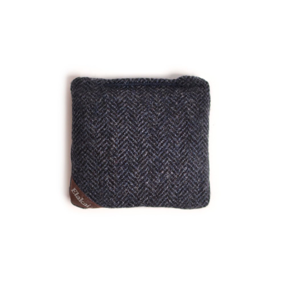 Herringbone Travel - Size Cornhole Bags, Midnight Navy - American Cornhole Association