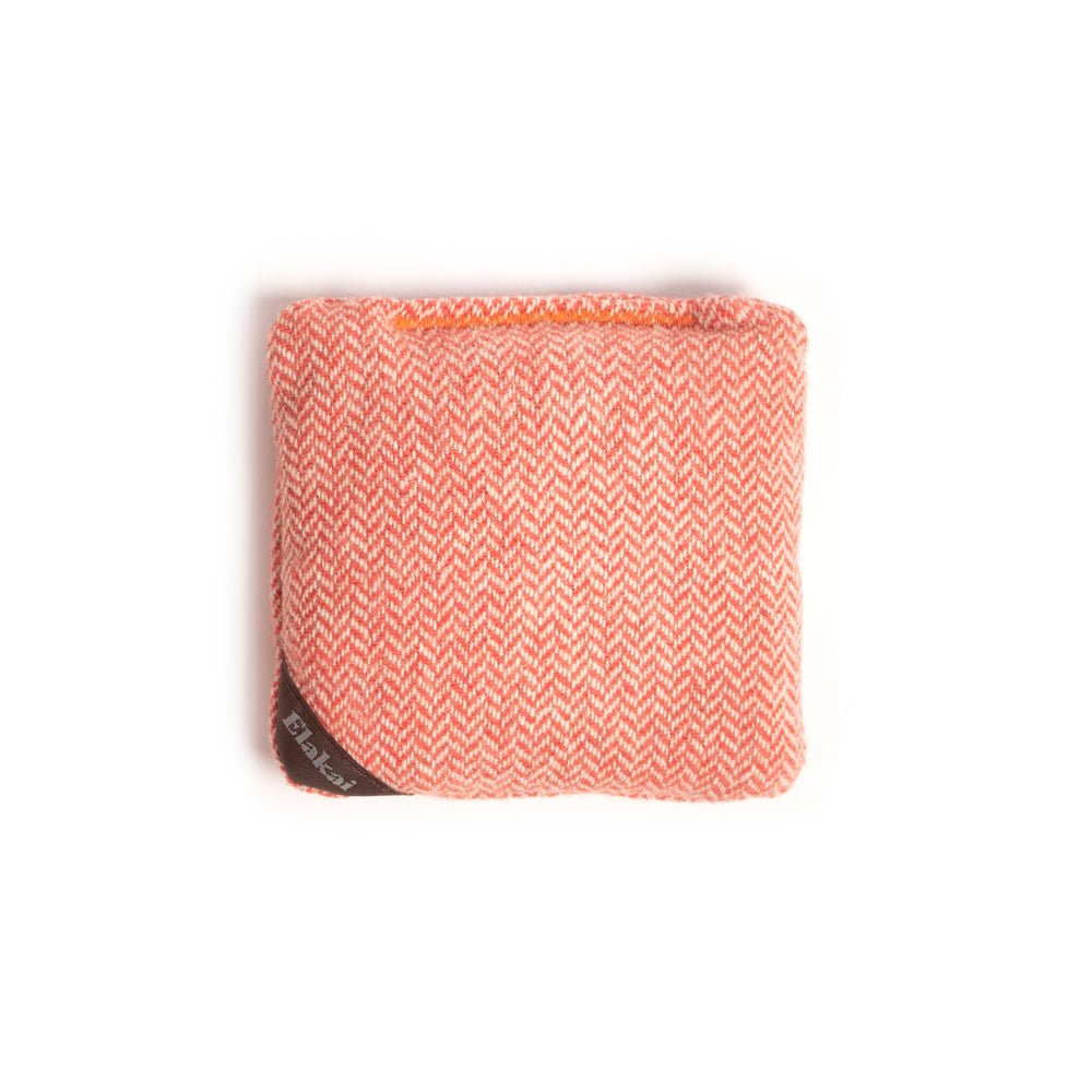 Herringbone Travel - Size Cornhole Bags, Tangerine Orange - American Cornhole Association