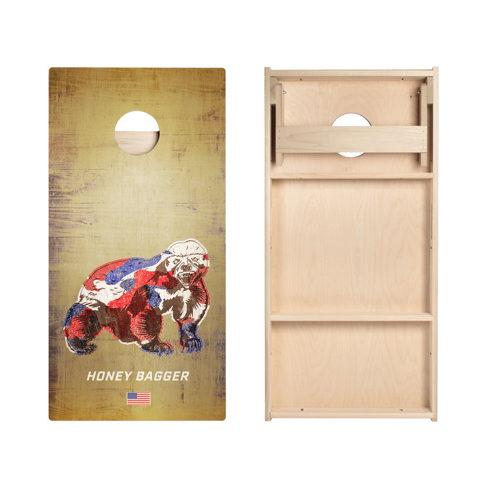 Honey Bagger Star Cornhole Boards - ACA - 000162 | American Cornhole Association