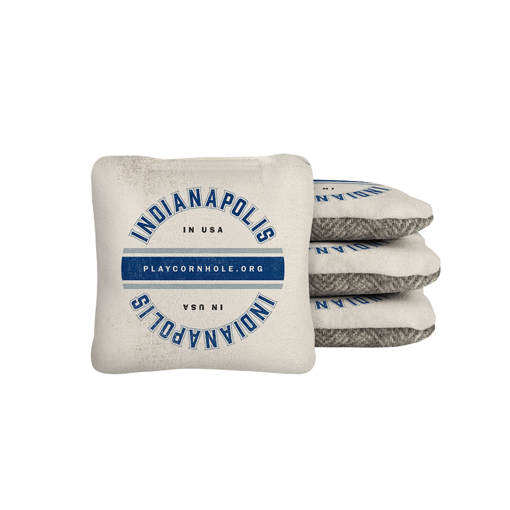 Indianapolis Football Gameday Backyard 1x2 ft Cornhole Board Set - WACA - 500435 - WB | American Cornhole Association