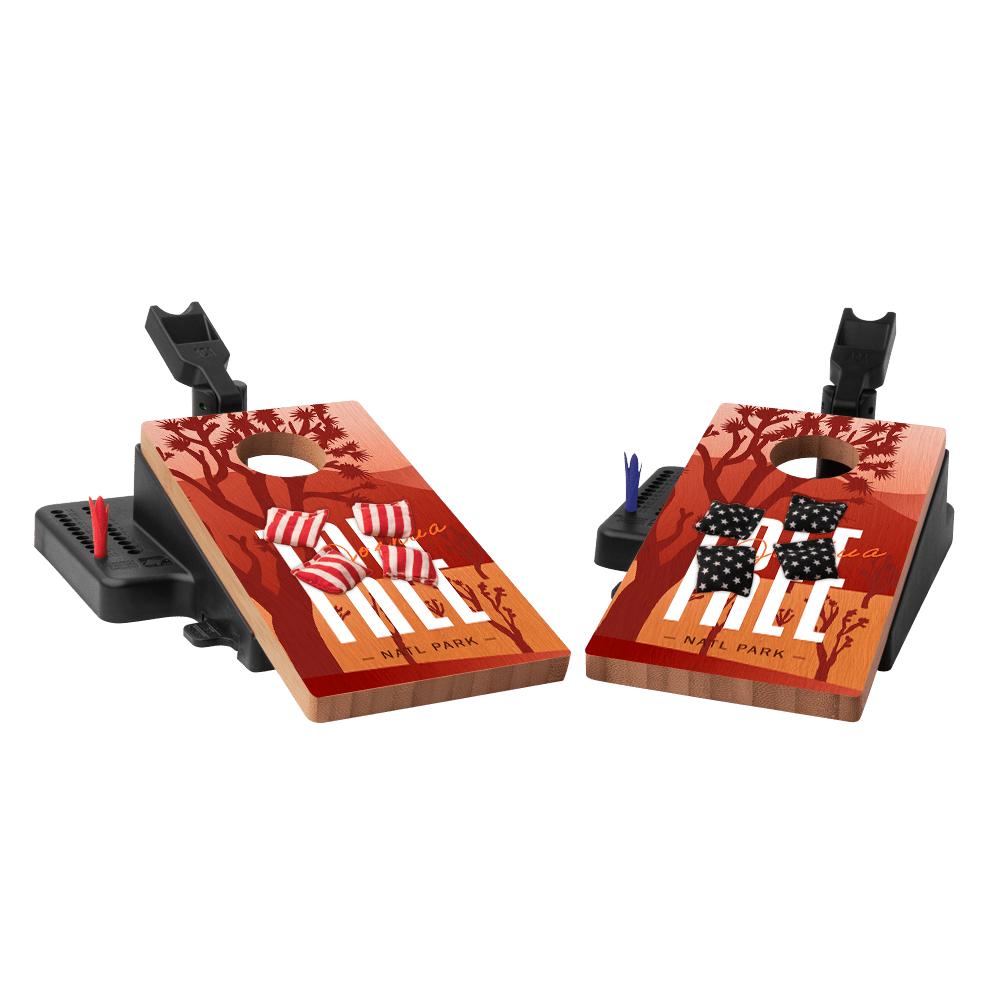 Joshua Tree Double Chuck Mini Cornhole Tabletop Game, - American Cornhole Association