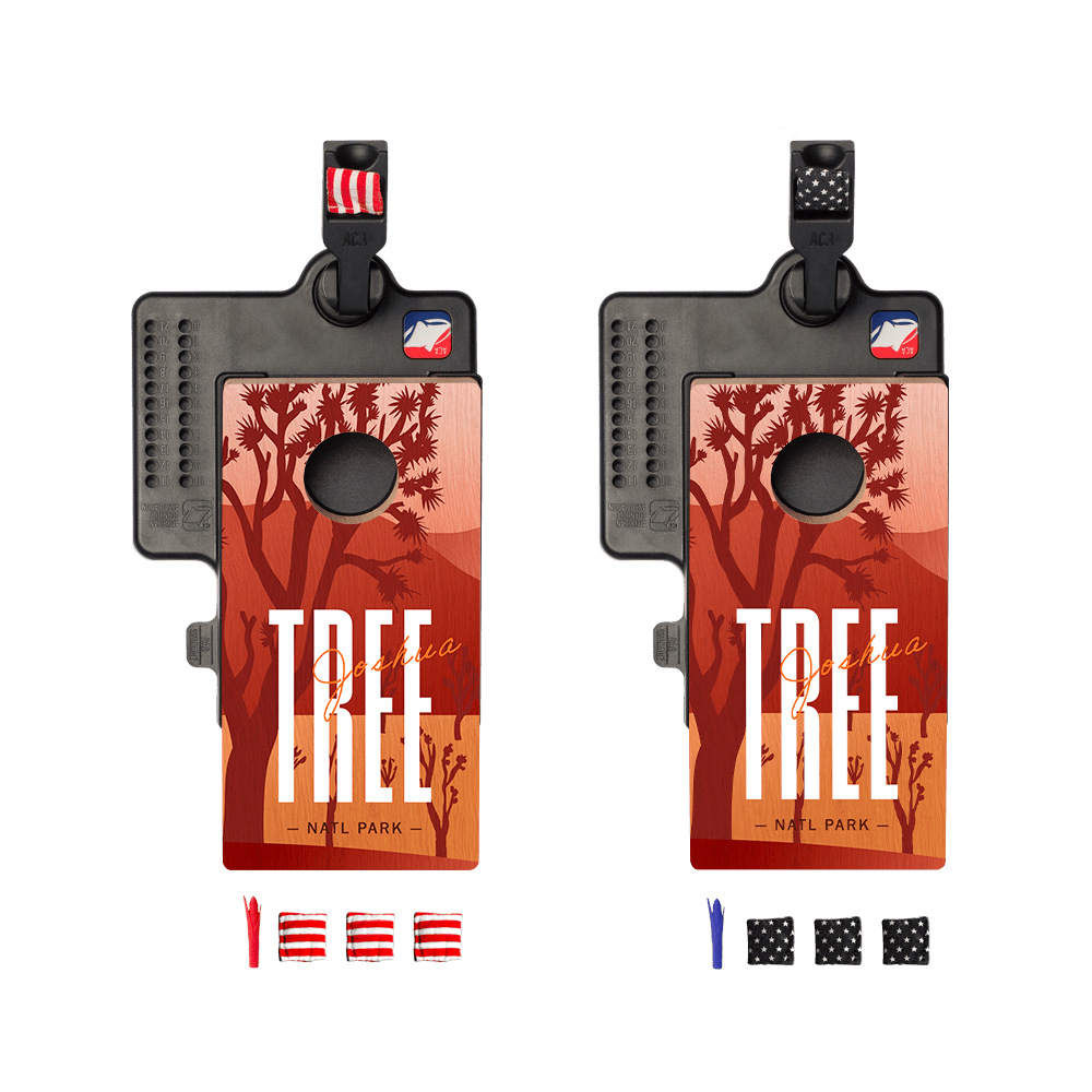 Joshua Tree Double Chuck Mini Cornhole Tabletop Game, - American Cornhole Association