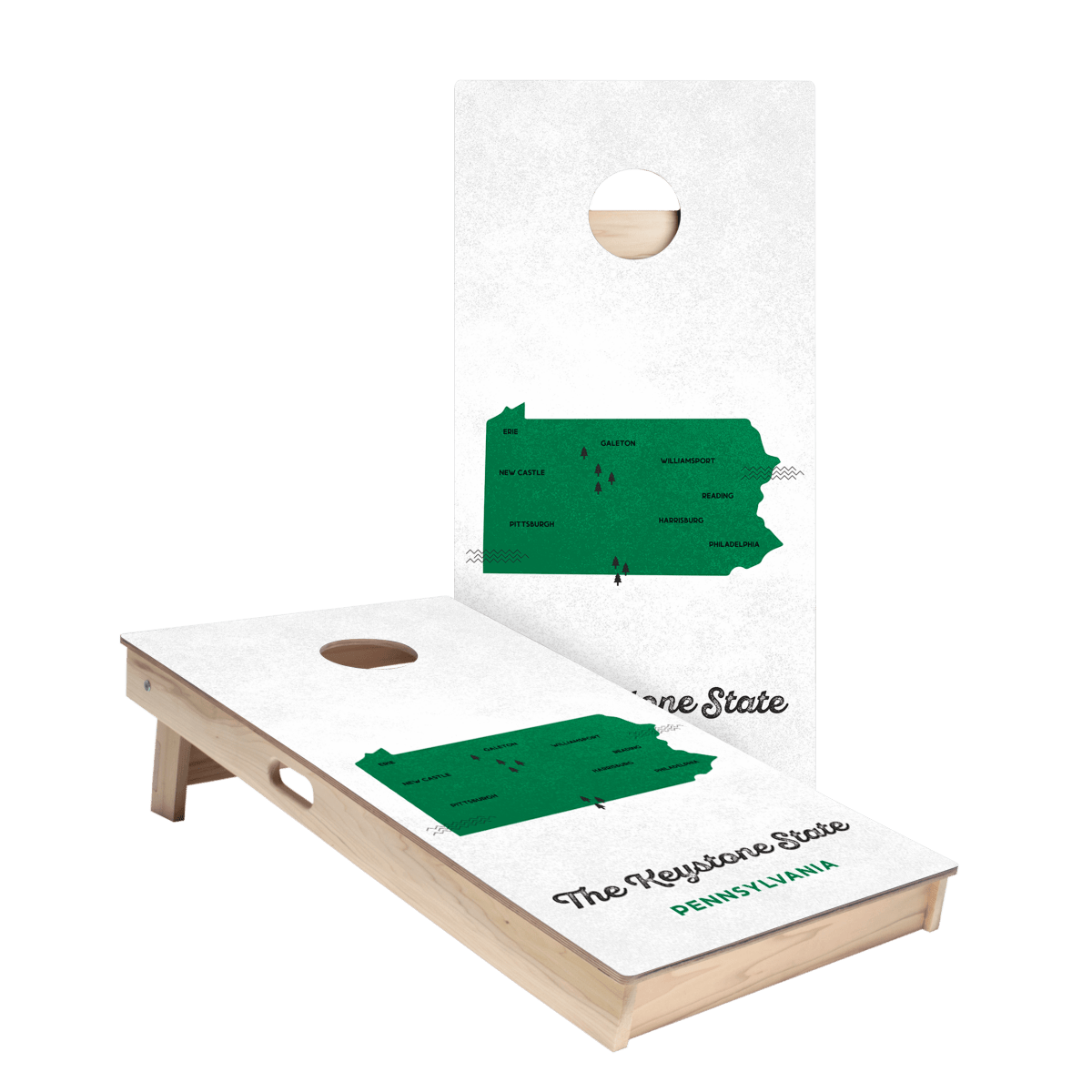 Keystone State Star Cornhole Boards - ACA - 000371 | American Cornhole Association