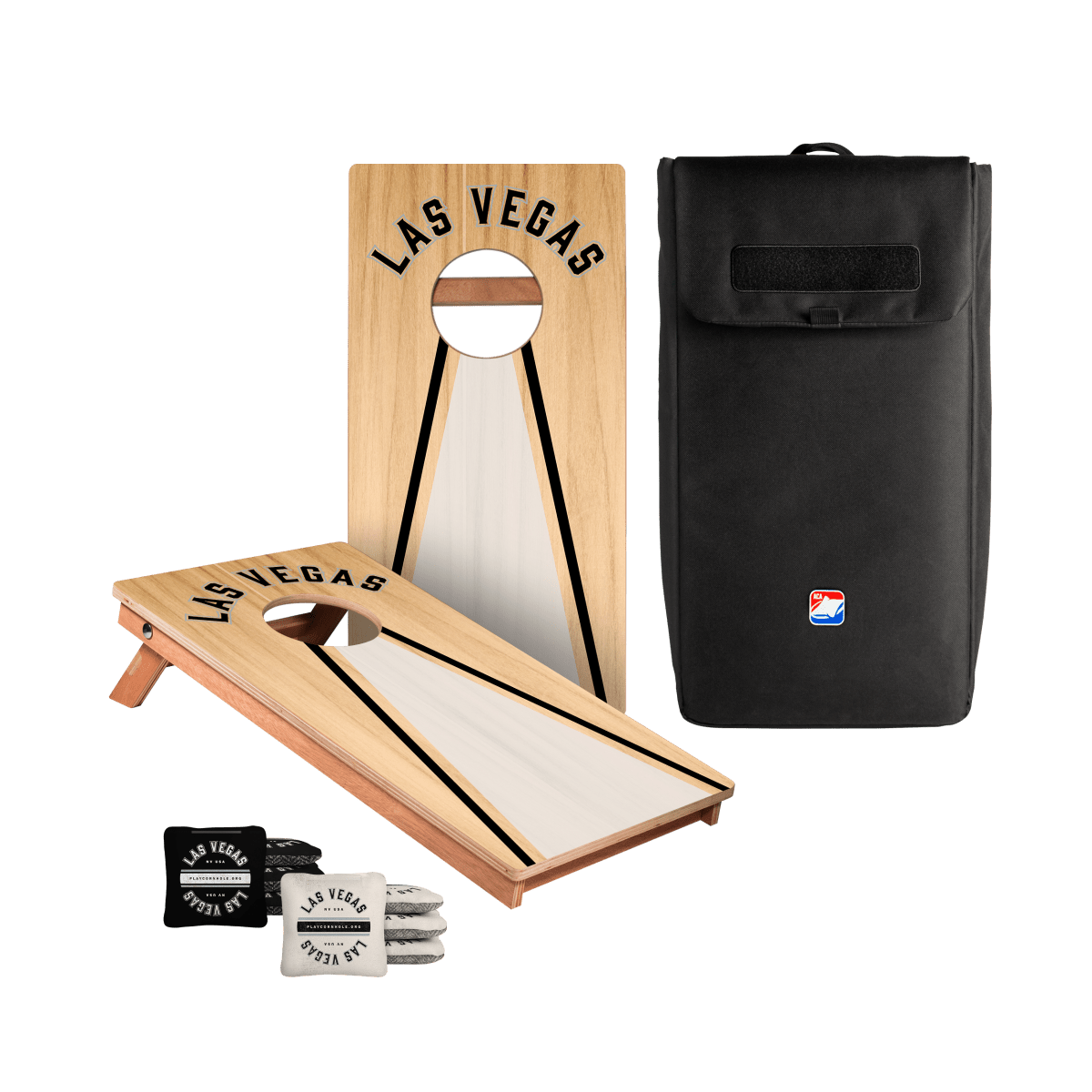 Las Vegas Football Gameday Backyard 1x2 ft Cornhole Board Set - WACA - 500447 - WB | American Cornhole Association
