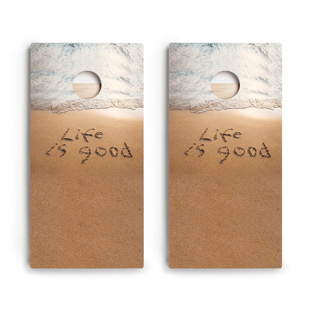 Life Is Good Star Cornhole Boards - ACA - 000037 | American Cornhole Association