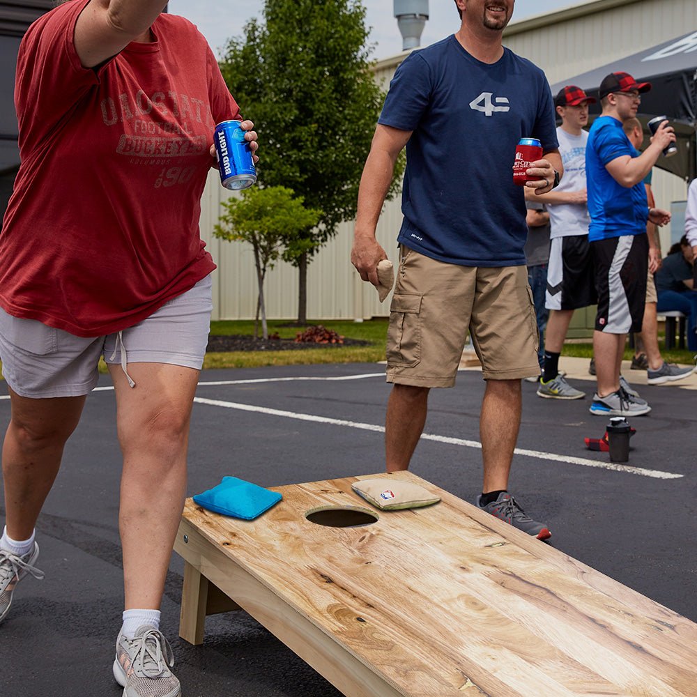 Light Wood Panels Star Cornhole Boards, - American Cornhole Association