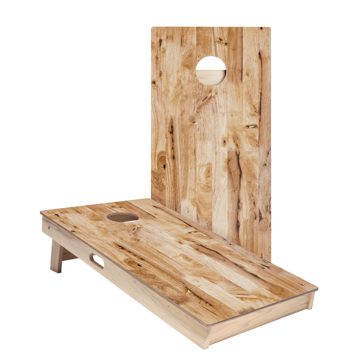 Light Wood Panels Star Cornhole Boards, - American Cornhole Association