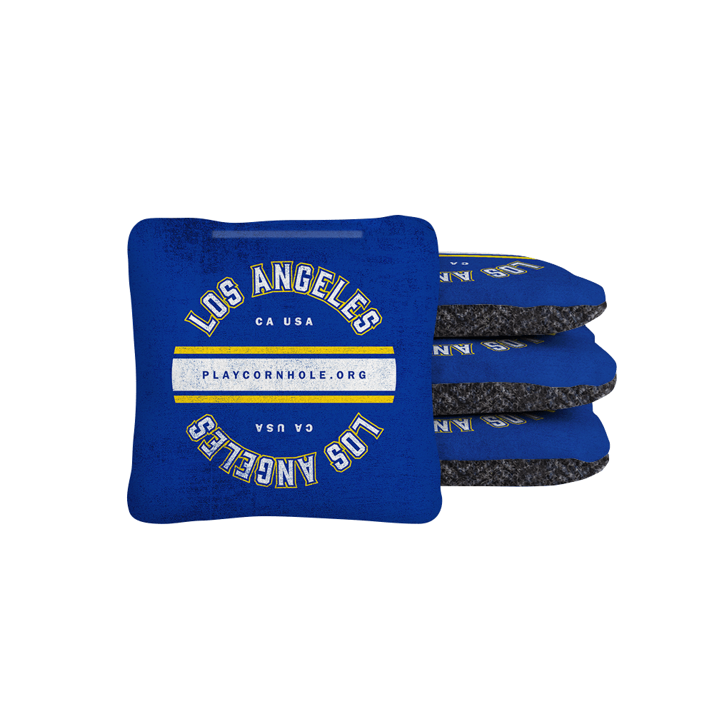 Los Angeles LAR Football Gameday Backyard 1x2 ft Cornhole Board Set - WACA - 500439 - WB | American Cornhole Association