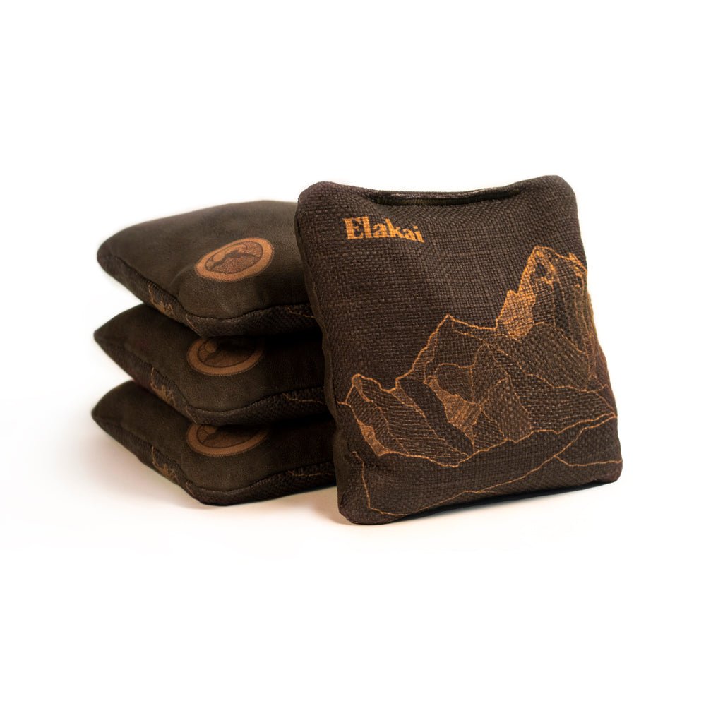 Mount Elakai Cornhole Bags, Brown Umber - American Cornhole Association