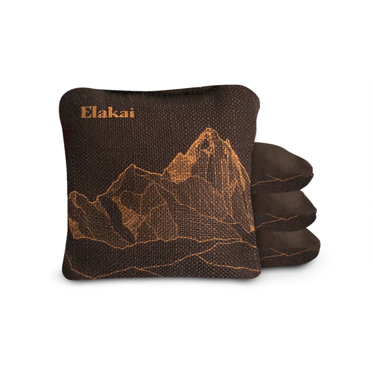 Mount Elakai Cornhole Bags - Brown Umber EGCB66TS - 04 | American Cornhole Association