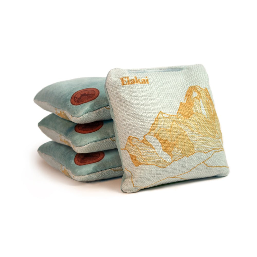 Mount Elakai Cornhole Bags, Light Blue Mineral - American Cornhole Association