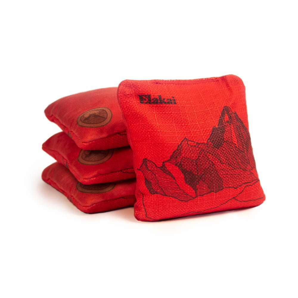 Mount Elakai Cornhole Bags, Red Lava - American Cornhole Association