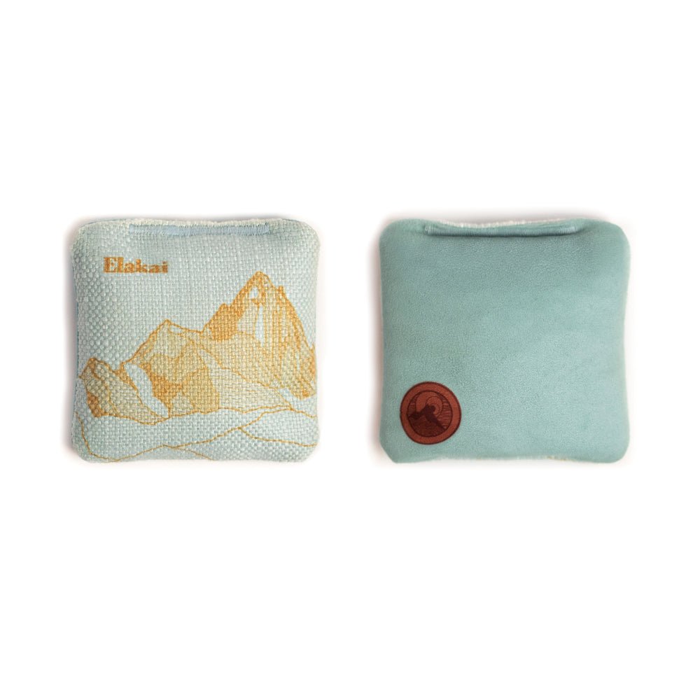 Mount Elakai Travel - Size Cornhole Bags, Light Blue Mineral - American Cornhole Association