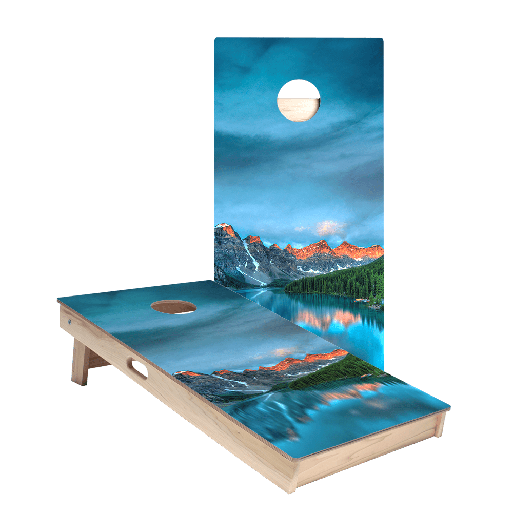 Mountain Range Star Cornhole Boards - ACA - 000030 | American Cornhole Association